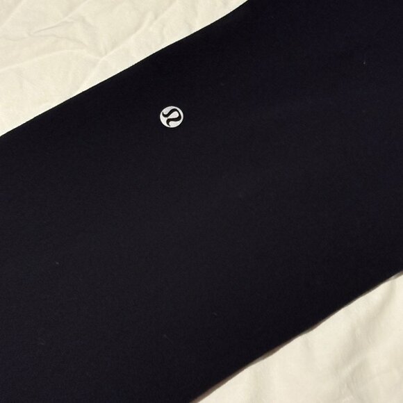 Lululemon Astro Pant Regular Black Plum Stripe Yoga Gym Flare Leggings 31" Sz 4 - Picture 8 of 11